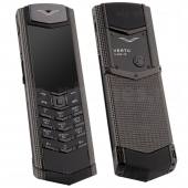 Vertu Signature S Design Clous De Paris Pure Black Exclusive