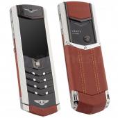 Vertu Signature S Design Steel ULTIMATE For Bentley Brown Leather Exclusive