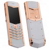 Vertu Signature S Design Gold White Leather купить в Санкт Петербурге